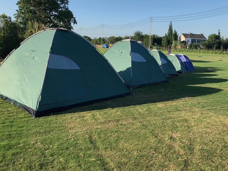 Camping-Kuppelzelt, strapazierfähiges Segeltuchzelt