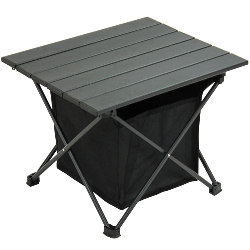 Faltbarer Mini-Campingtisch mit Stauraum