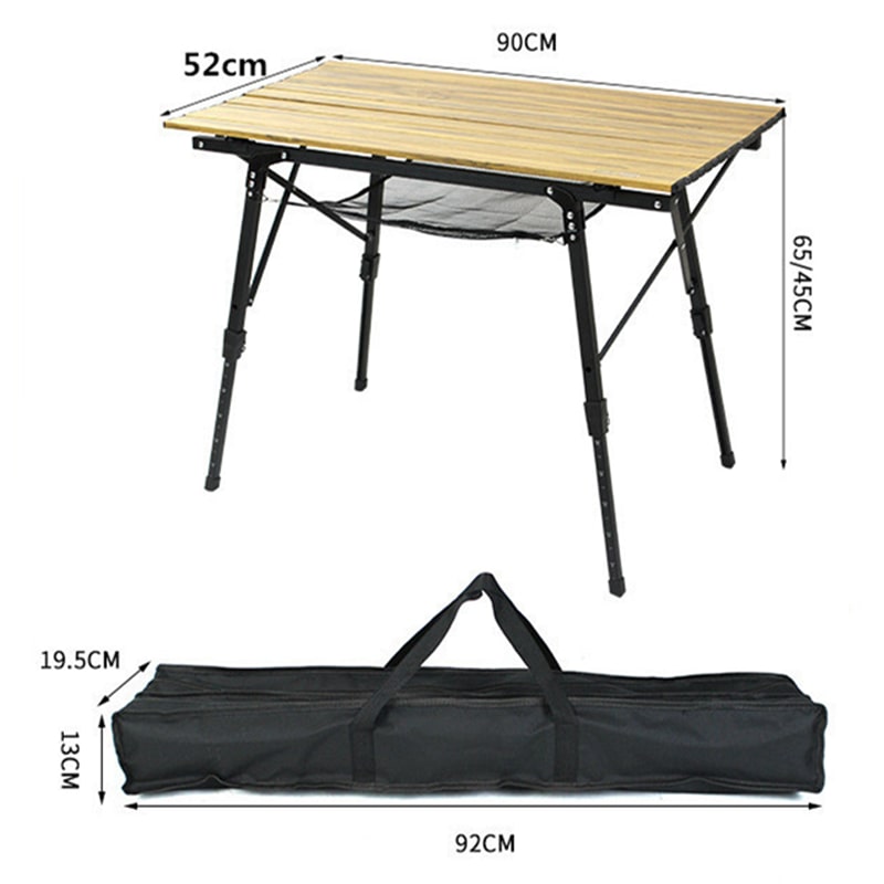 Robuster, übergroßer, tragbarer Campingtisch