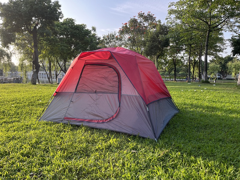 Outdoor tragbares doppeltes regendichtes Campingzelt für 2/4/6 Personen